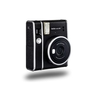Cámara instantánea - Fujifilm Fuji Mini 40, Modo Selfie, ISO 800, Retro, Negro