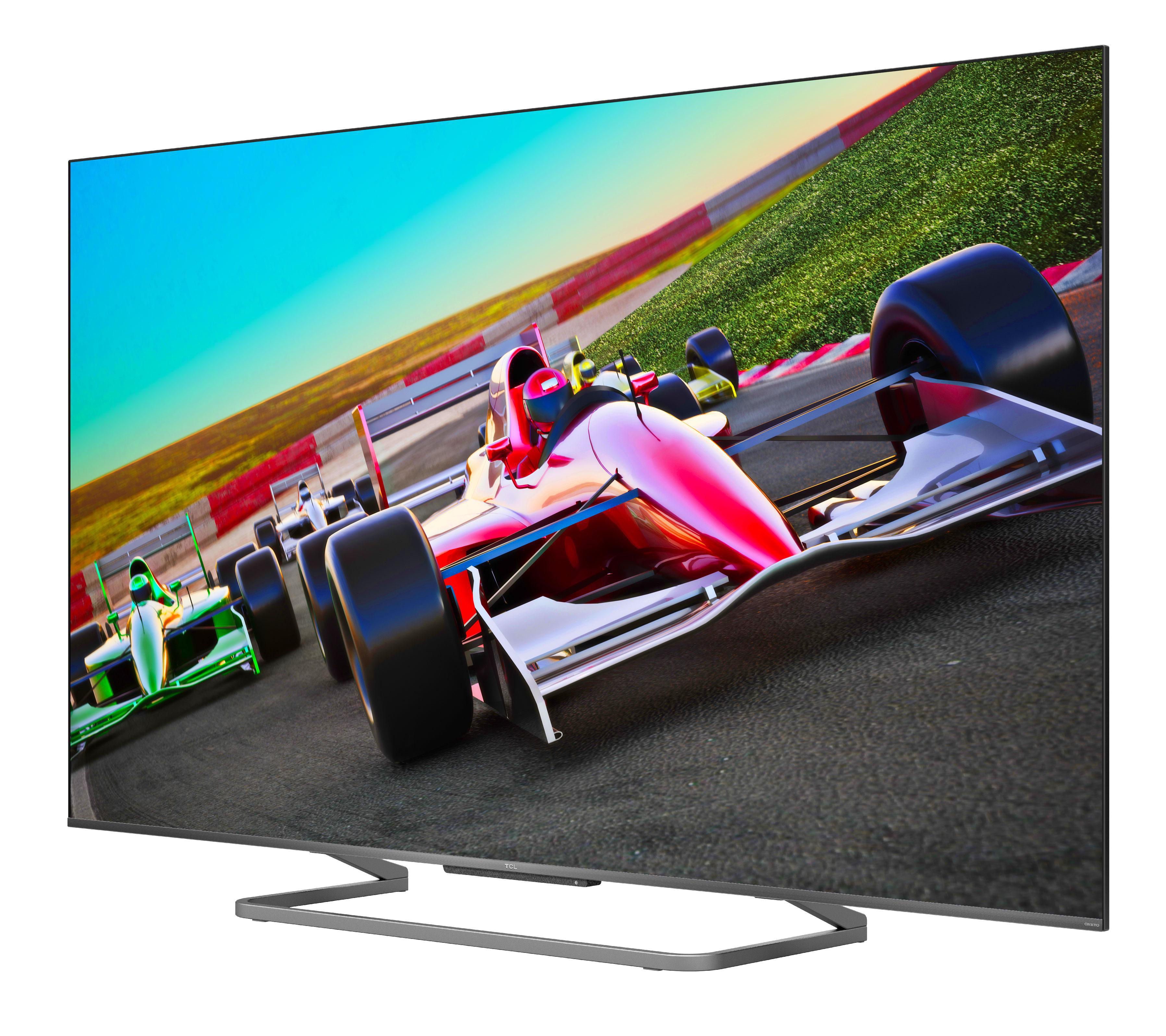 TCL 55C728 QLED TV (Flat, 55 Zoll / 140 cm, QLED 4K, SMART TV, Android TV 11.0)