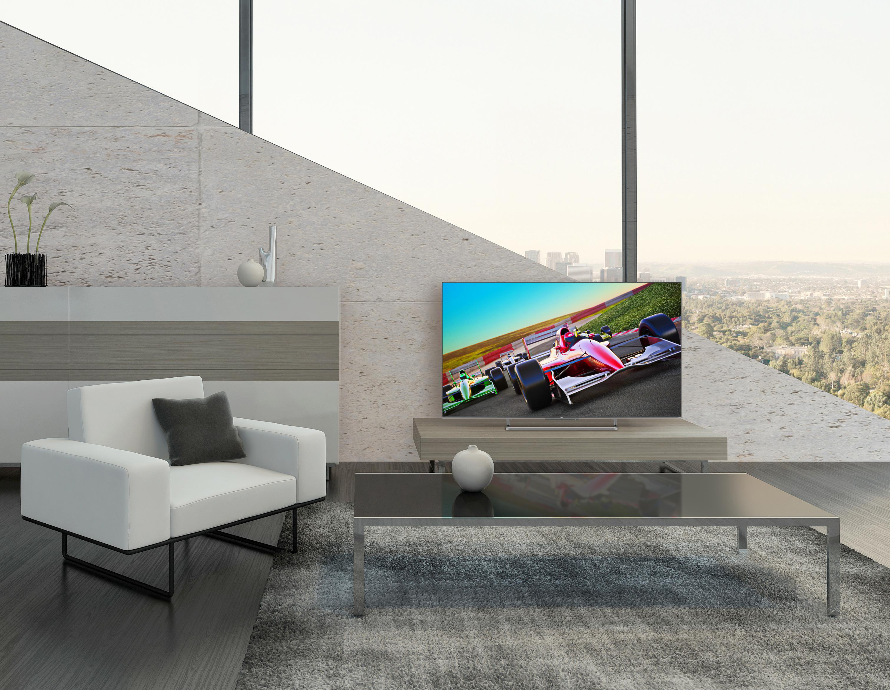 TCL 55C728 QLED TV (Flat, 55 Zoll / 140 cm, QLED 4K, SMART TV, Android TV 11.0)