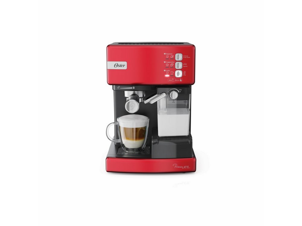 Cafetera express - Oster BVSTEM6601R-050 15 Bares de presión, Depósito desmontable para preparar