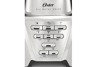 Batidora de vaso | Oster BLSTMB-CT0-050, 1100 W, 16600 3 Velocidades, l, Vidrio, Plata