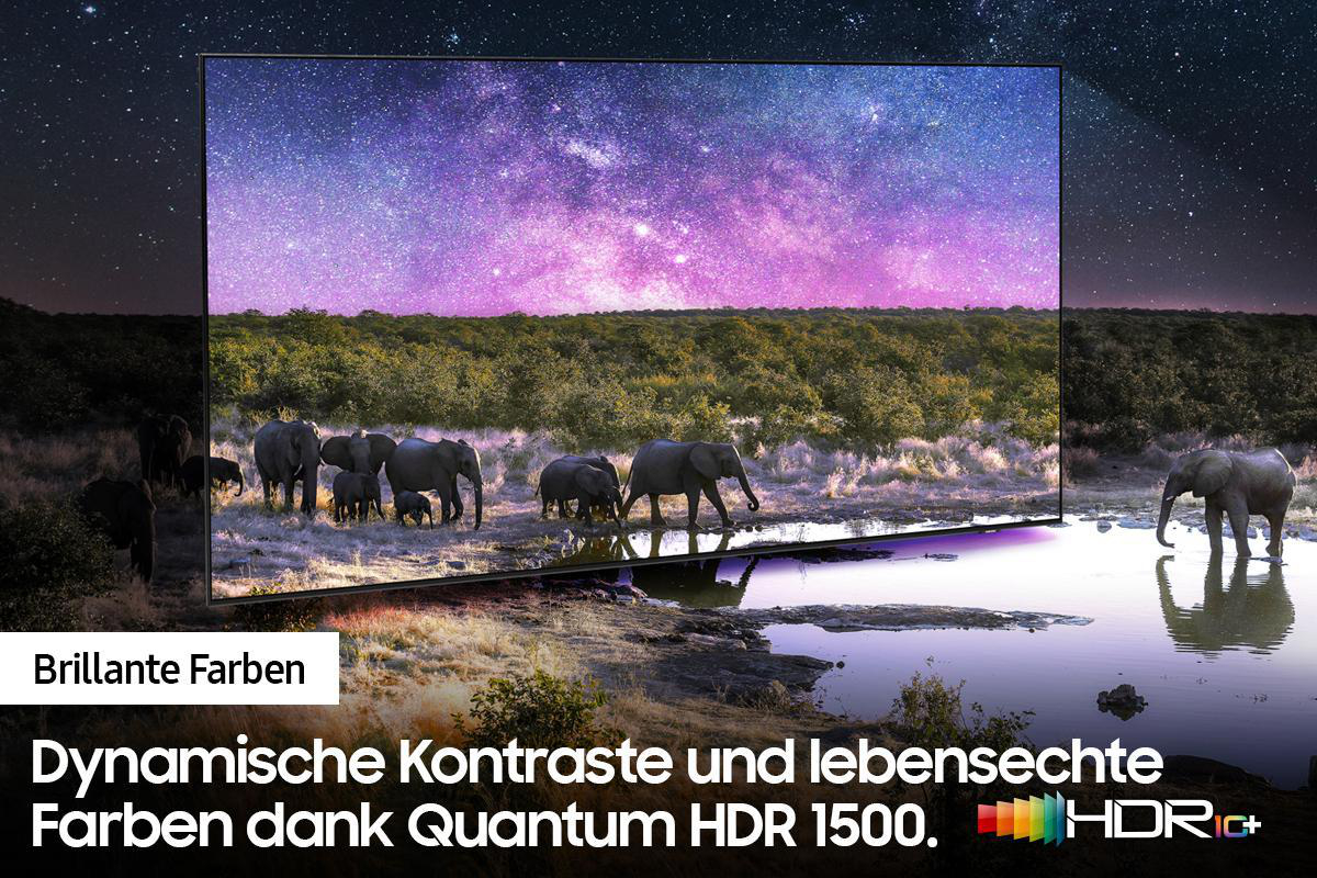 SAMSUNG GQ65QN85A Neo QLED TV (Flat, 65 Zoll / 163 cm, UHD 4K, SMART TV, Tizen)