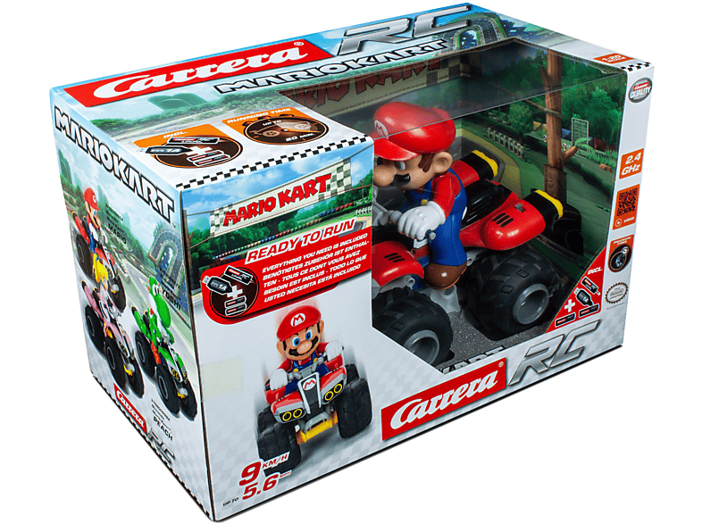 Thumbnail - CARRERA RC 2.4GHz Mario Kart™, - Quad ferngesteuertes Auto, Mehrfarbig