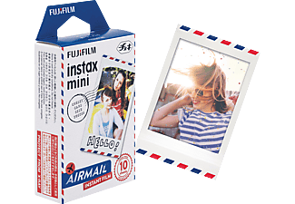 FUJIFILM instax mini Film Airmail Sofortbildfilm Rahmen Luftpost, passend für alle Instax mini Sofortbildkameras und den Instax SHARE SP2