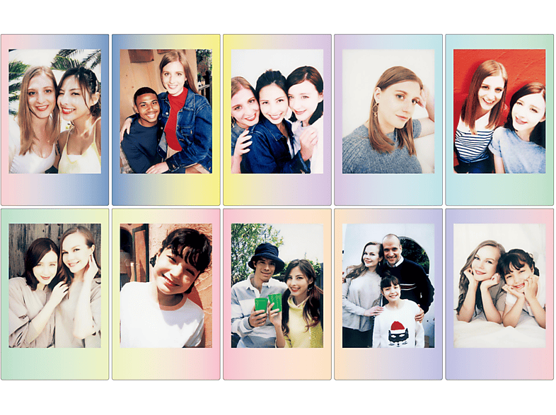 Thumbnail - FUJIFILM instax mini Film Macaron Sofortbildfilm