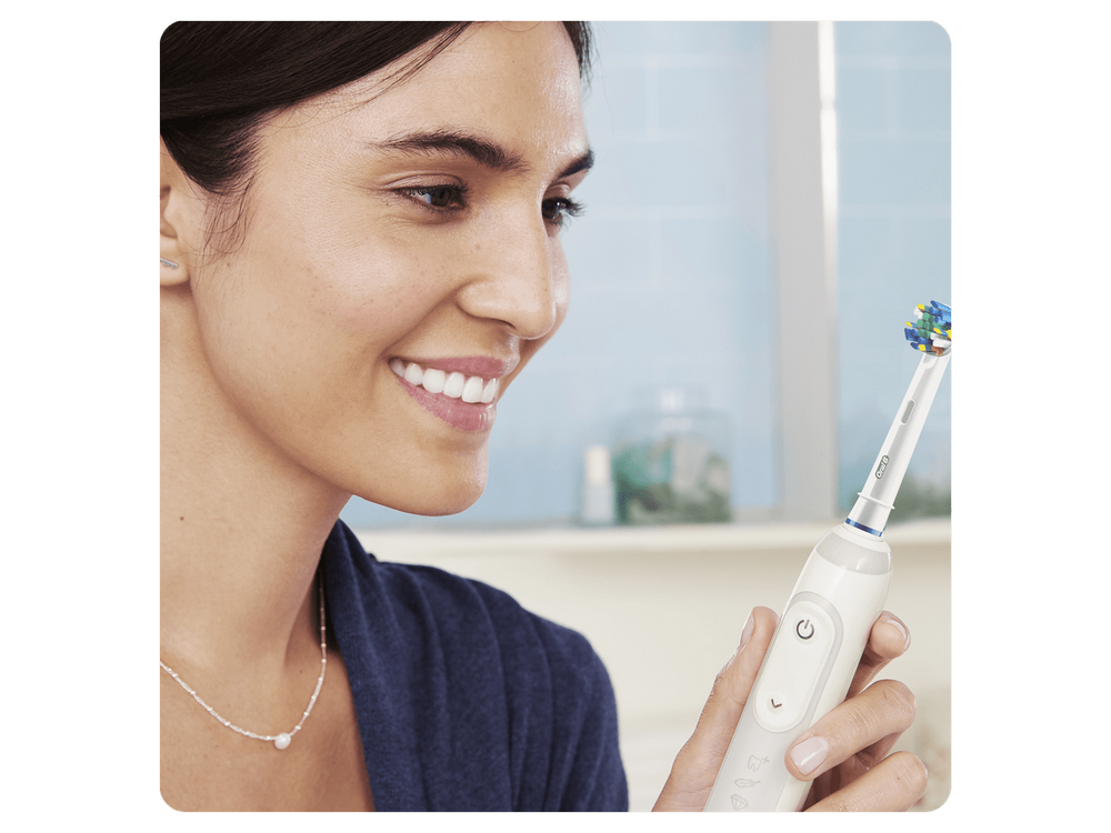 Recambio para cepillo dental - Oral-B EB 25-3 FFS Floss, FlossAction, Pack De 3 Unidades, Blanco