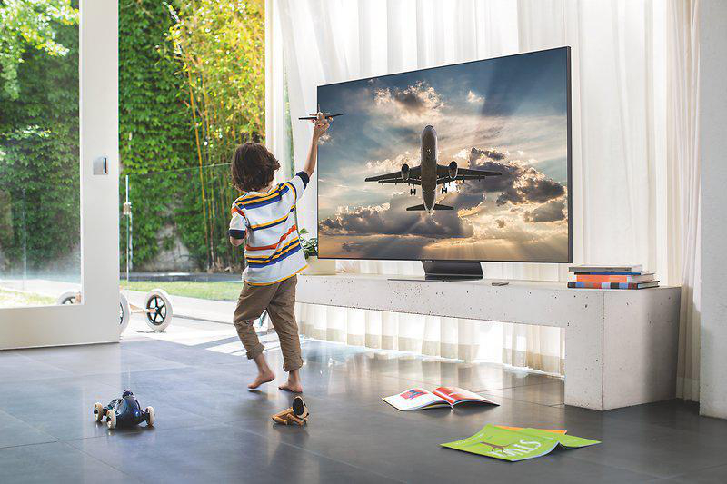 SAMSUNG GQ65Q95TCT QLED TV (Flat, 65 Zoll / 163 cm, UHD 4K, SMART TV)
