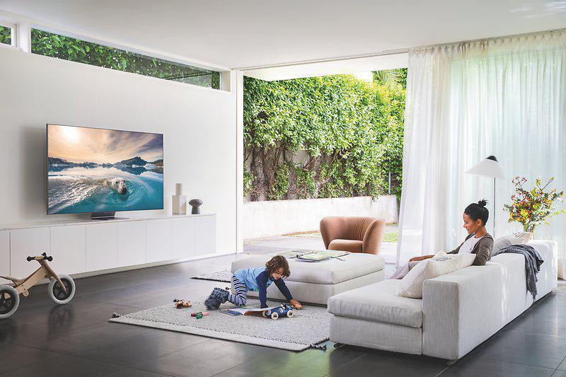 SAMSUNG GQ65Q95TCT QLED TV (Flat, 65 Zoll / 163 cm, UHD 4K, SMART TV)
