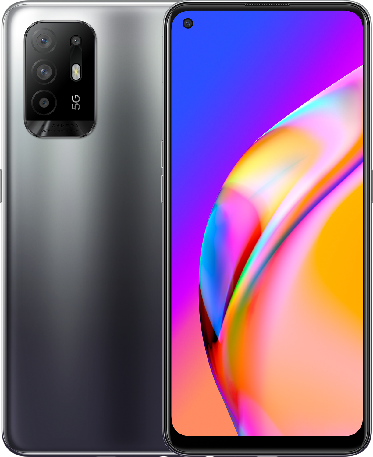 OPPO Smartphone A94 5G 128 GB Fluid Black (OPB-A94-5G-BLK)