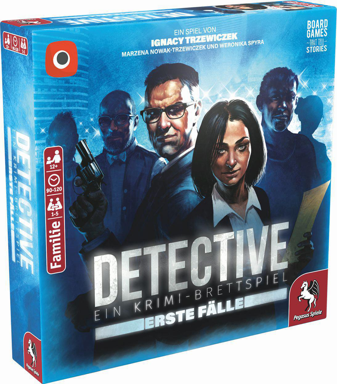 Fälle Detective: SPIELE (Portal Gelb Erste Games) PEGASUS Brettspiel
