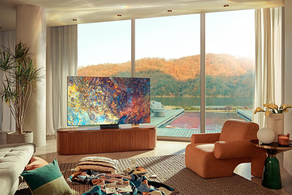SAMSUNG GQ75QN91A Neo QLED TV (Flat, 75 Zoll / 189 cm, UHD 4K, Tizen)
