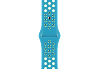 APPLE 40 mm Nike Sport - Bracciale di ricambio (Chlorine Blue/Green Glow)