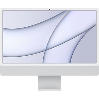 APPLE iMac 24 Zoll, M1 Chip 8-Core und 8-Core GPU, 8GB RAM, 256GB SSD, Retina 4.5K, Silber