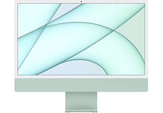 APPLE iMac 24 Zoll CTO, M1 Chip mit 8-Core GPU, 16GB, 512GB, Retina 4.5K, Tastatur mit Ziffernblock, Grün