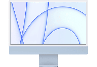 APPLE iMac 24 Zoll, M1 Chip mit 8-Core GPU, 8GB, 512GB, Retina 4.5K, Tastatur mit Ziffernblock, Blau