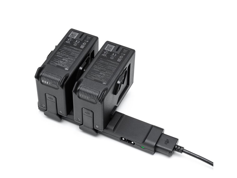 Batería para dron - DJI FPV Fly More Kit, Pack de 2, Para DJI FPV, Con concentrador de carga, 2000 mAh, Negro