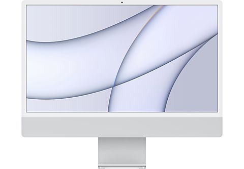 APPLE iMac 24 Zoll CTO, 7-Core GPU, 8GB, 256GB, Retina 4.5K, Magic Keyboard mit Touch ID, Gb-LAN, Silber