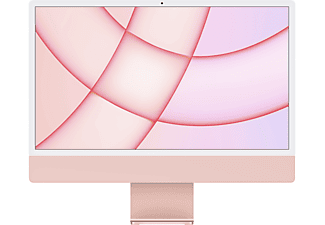 APPLE iMac 24 Zoll, M1 Chip 8-Core und 7-Core GPU, 8GB RAM, 256GB SSD, Retina 4.5K, Rosé