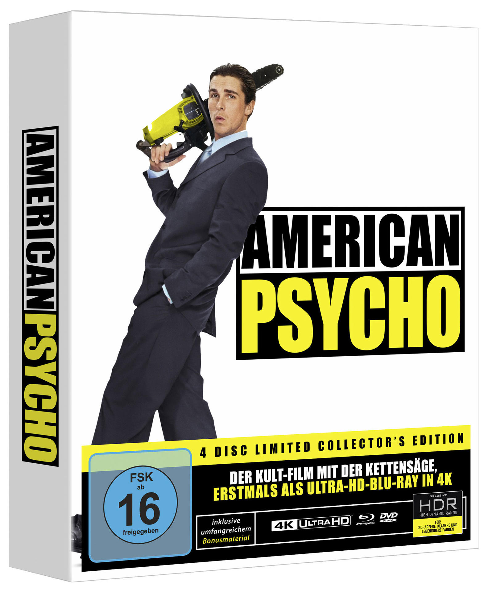 American Psycho 4K Ultra HD Blu-ray + Blu-ray + DVD