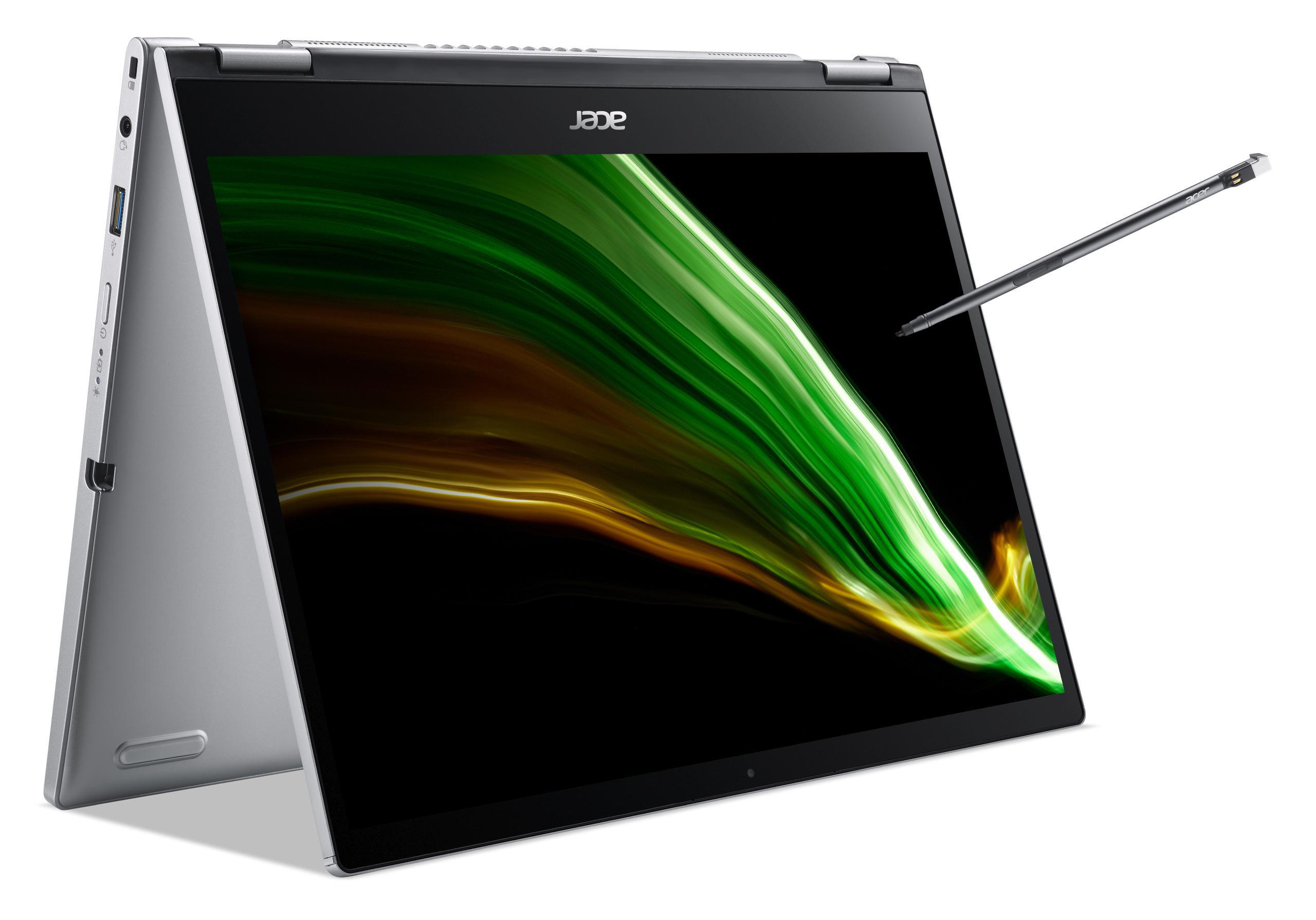 ACER Spin 3 (SP313-51N-56YV), EVO, mit Tastaturbeleuchtung - 13,3 Zoll - Intel® Core™ i5 i5-1135G7 (Evo) - 16 GB - 512 GB - Intel® Iris® Xᵉ - Windows 10 Home (64 Bit)