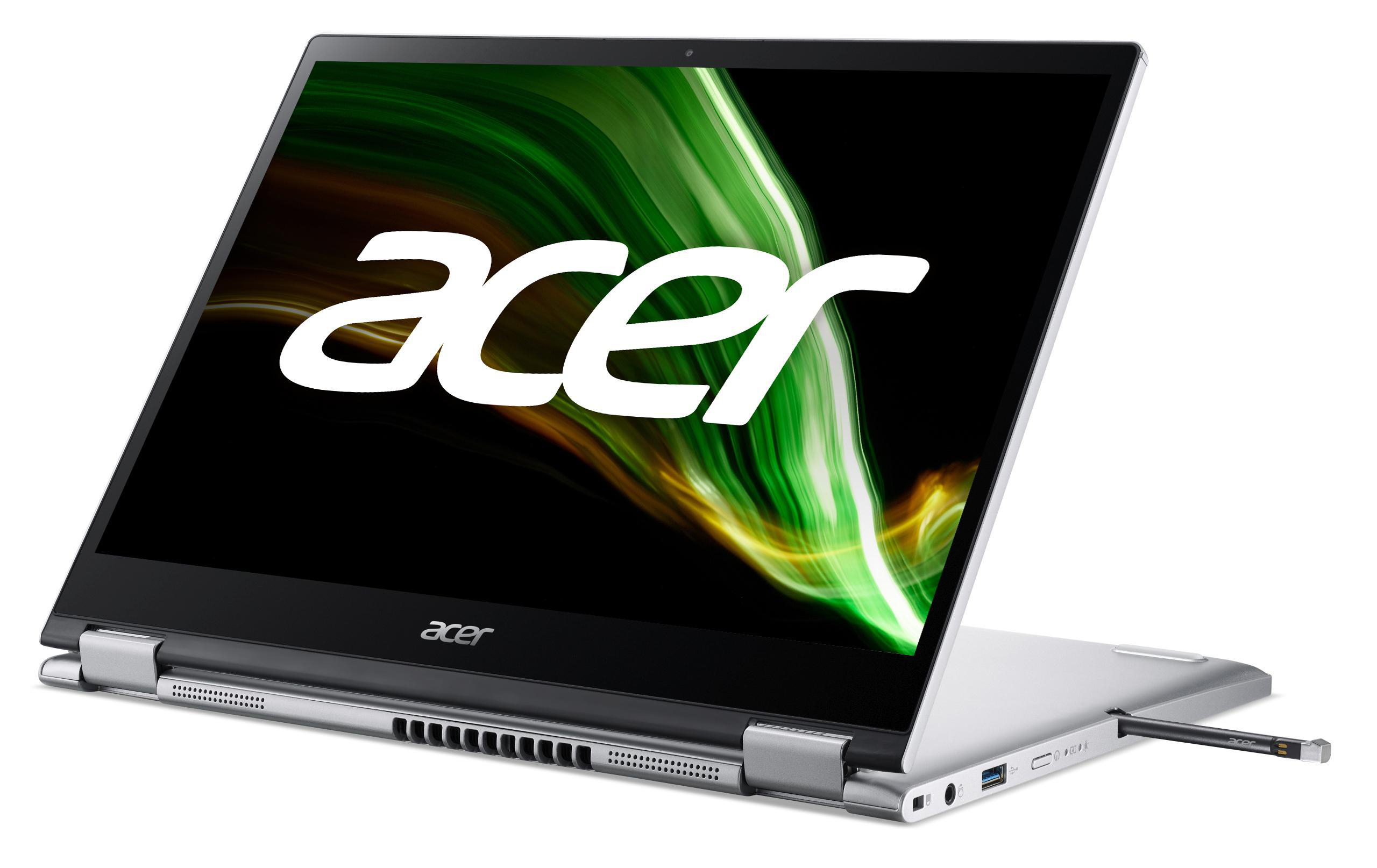ACER Spin 3 (SP313-51N-56YV), EVO, mit Tastaturbeleuchtung - 13,3 Zoll - Intel® Core™ i5 i5-1135G7 (Evo) - 16 GB - 512 GB - Intel® Iris® Xᵉ - Windows 10 Home (64 Bit)