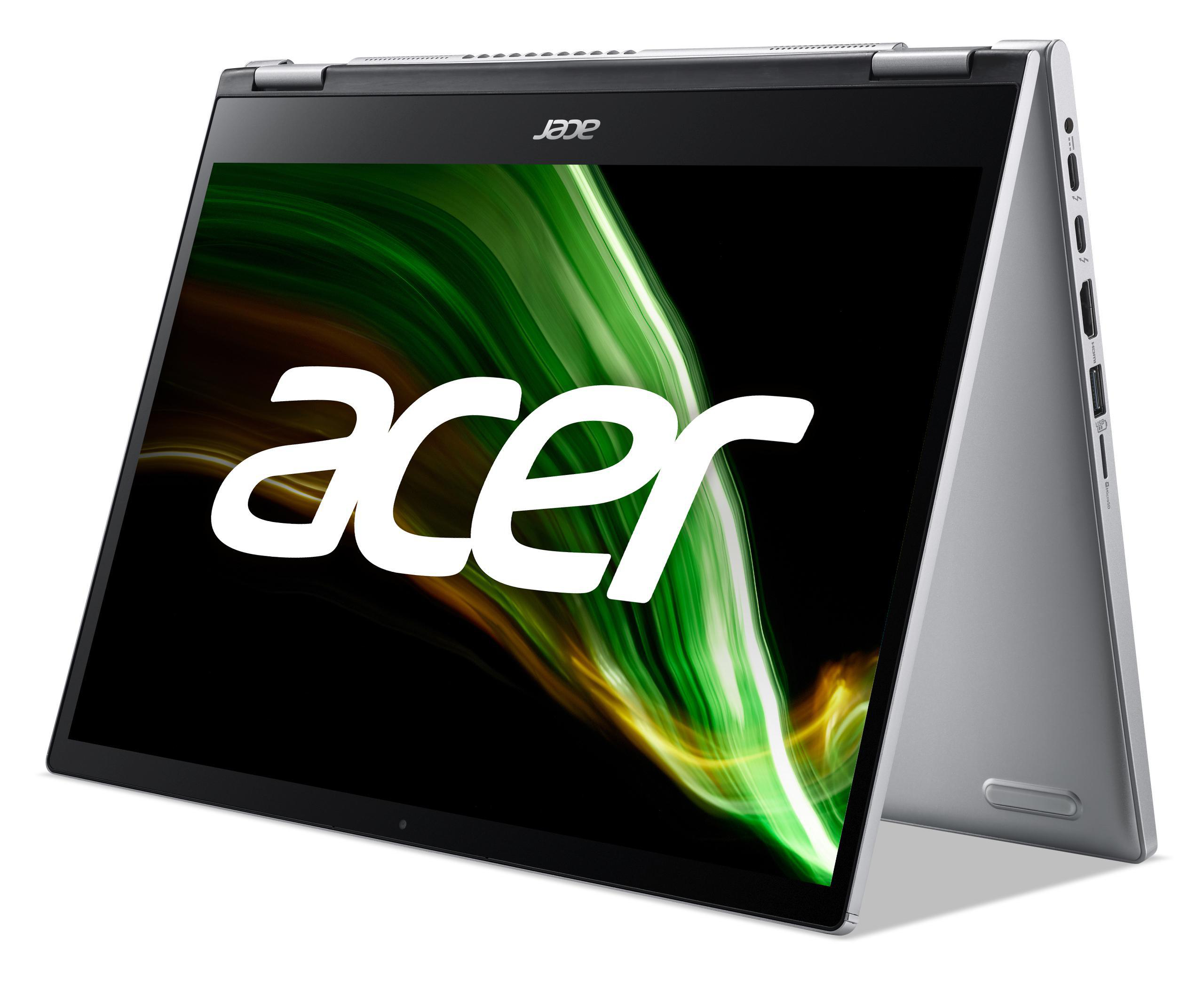 ACER Spin 3 (SP313-51N-56YV), EVO, mit Tastaturbeleuchtung - 13,3 Zoll - Intel® Core™ i5 i5-1135G7 (Evo) - 16 GB - 512 GB - Intel® Iris® Xᵉ - Windows 10 Home (64 Bit)