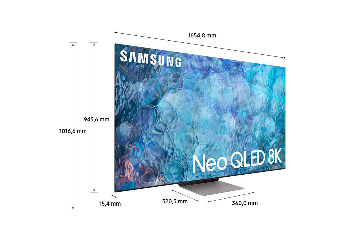SAMSUNG GQ75QN900A Neo QLED TV (Flat, 75 Zoll / 189 cm, UHD 8K, SMART TV, Tizen)