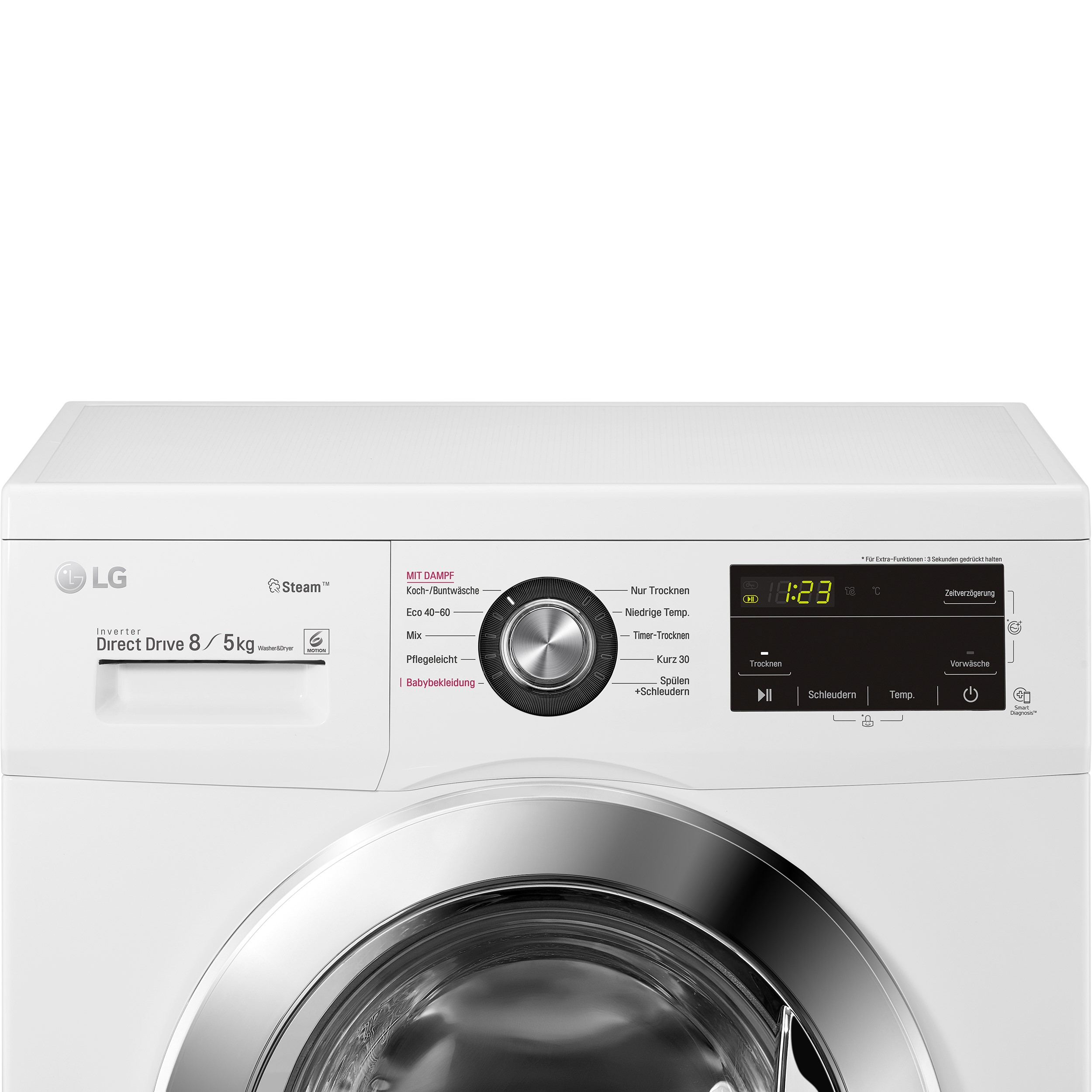 LG F14G6TDM2NE Waschtrockner (8 kg / 5 kg, 1360 U/Min.)