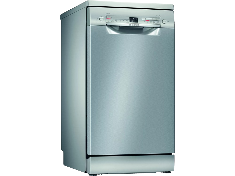 Lavavajillas - Bosch SPS4HMI53E, 10 cubiertos, Independiente, 6 programas, 45cm, Home Connect, Inox