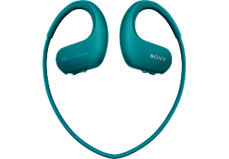 Reproductor MP3 deportivo - Sony Walkman NW-WS413,Almacenamiento interno (4GB), 12h Autonomía, Acuático, Azul