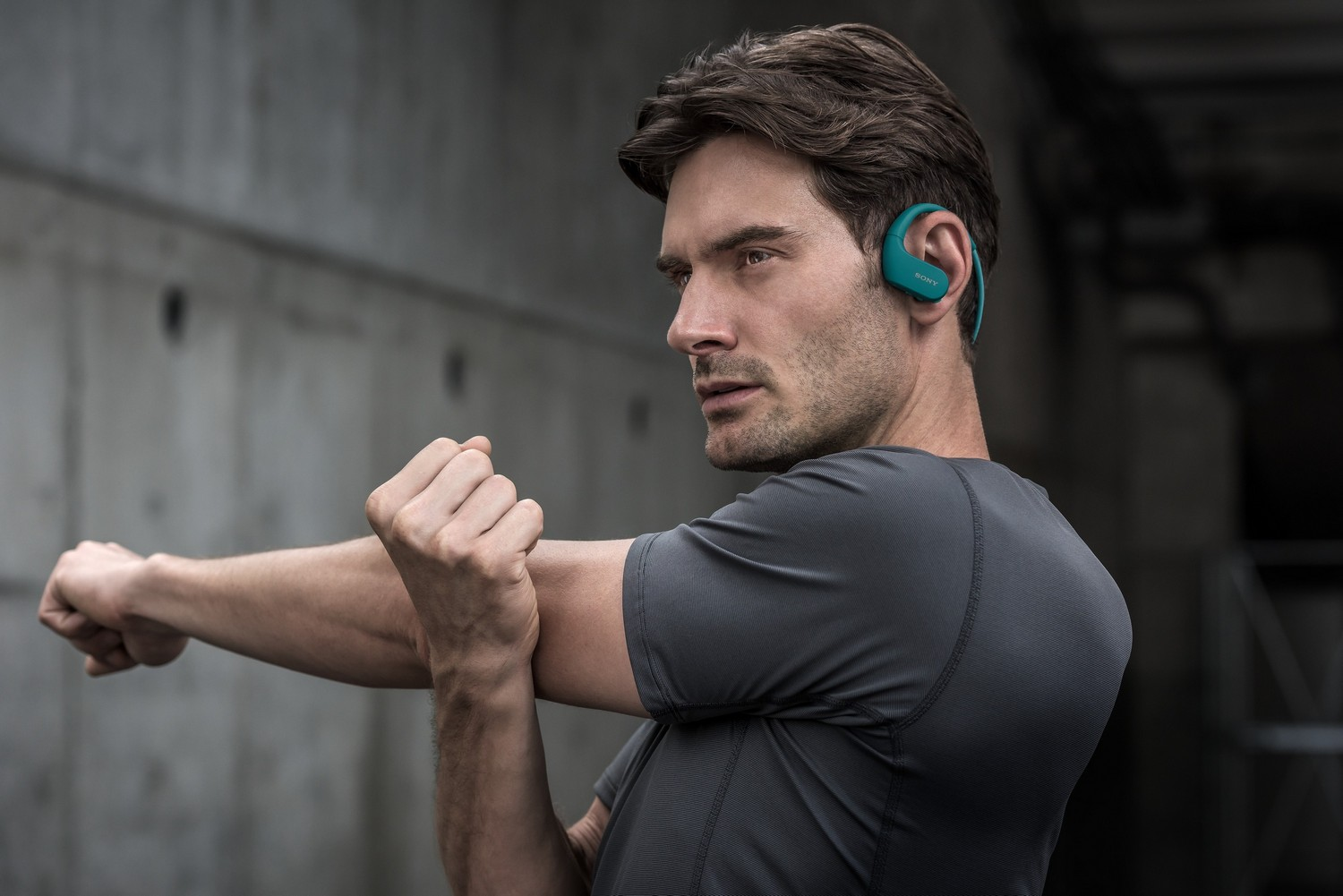 Reproductor MP3 deportivo - Sony Walkman NW-WS413,Almacenamiento interno (4GB), 12h Autonomía, Acuático, Verde