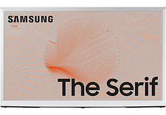 SAMSUNG The Serif 55" QLED 4K UHD Smart TV - Cloud White (QE55LS01TAUXXC)