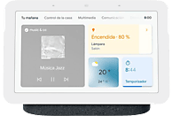 Pantalla inteligente con Asistente de Google - Google Nest Hub (2 Gen), 7", Micrófono, WiFi, Bluetooth, Carbón