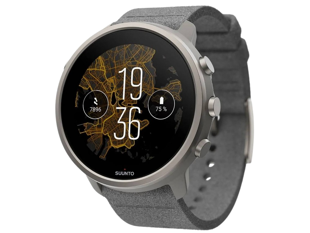 Smartwatch - Suunto 7, Wear OS, 1.39", Hasta 40 días, Wi-Fi, NFC, Bluetooth, Resistencia al agua, GPS, Gris