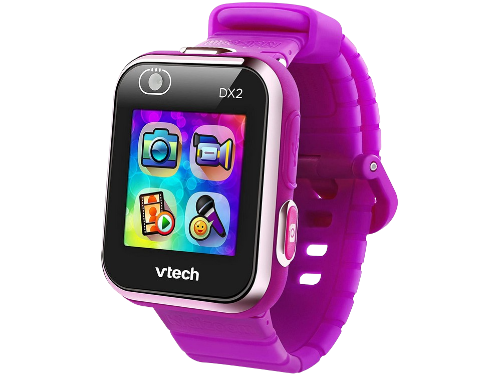 Vtech Kidizoom Smart watch dx2 reloj inteligente para niños doble de fotos juegos color morado con flores esp 80193837 smartwatch 1.44 resistente