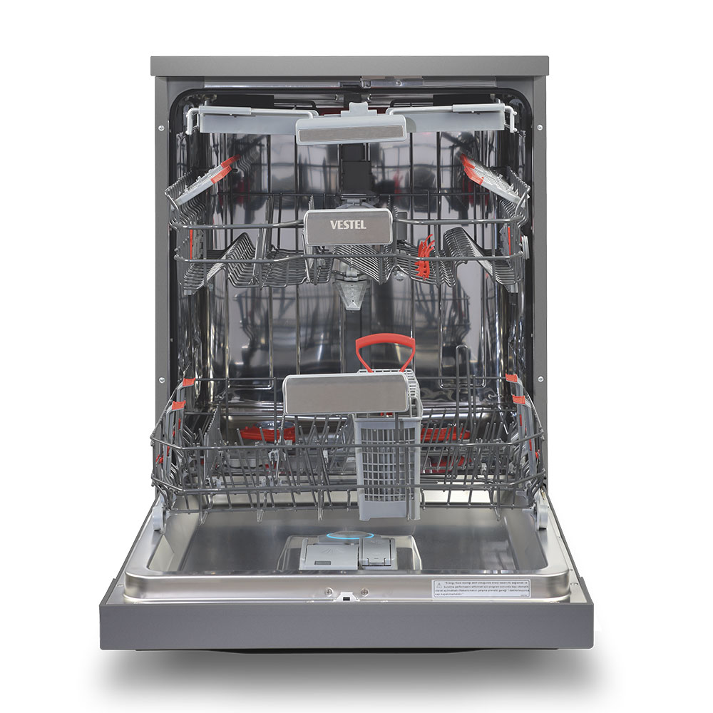 VESTEL BM 10502 X GI Pro 10 Pogram 14 Kişilik Wi-Fi Bulaşık Makinesi Inox