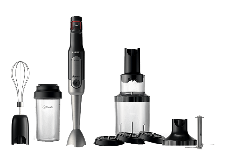 PHILIPS HR2657/91 ProMix - Stabmixer (Schwarz/Edelstahl)