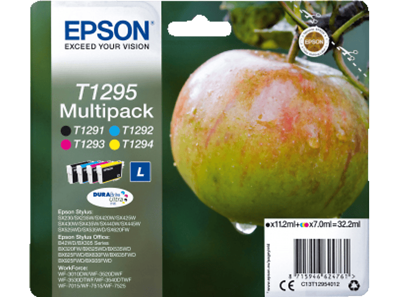 EPSON Original (C13T12954012) Tintenpatrone mehrfarbig
