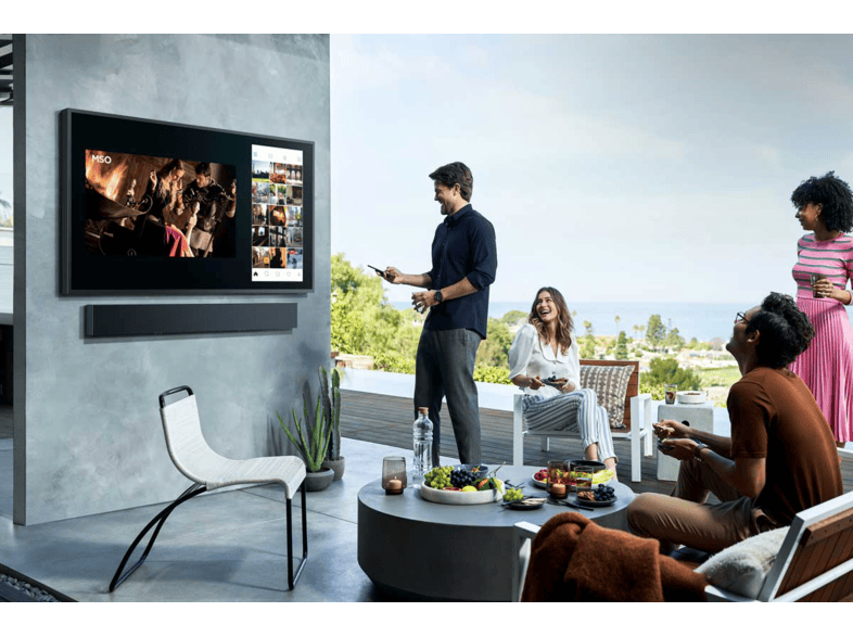 SAMSUNG The Terrace 55" QLED 4K UHD Smart Outdoor TV (QE55LST7TCUXXC) LED-TV 55" - Köp på MediaMarkt.se