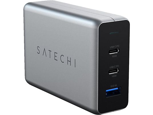 SATECHI ST-TC100GM-EU - Chargeur (Gris)