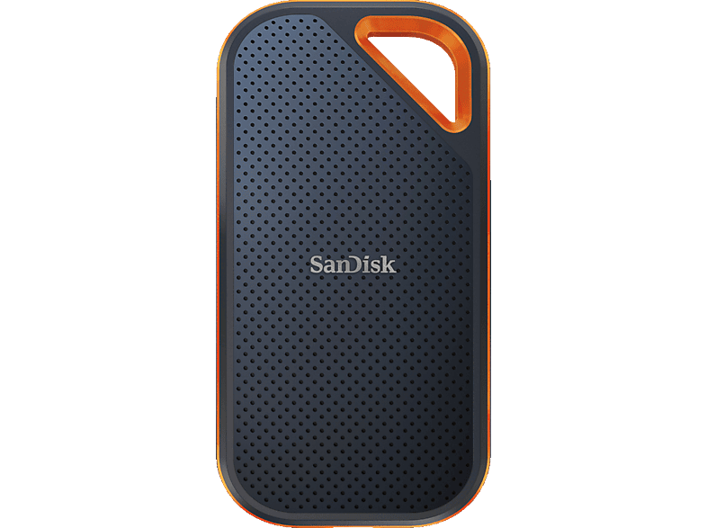 SANDISK Extreme PRO® Portable Festplatte, 4 TB SSD, 2,5 Zoll, extern, Grau/Orange