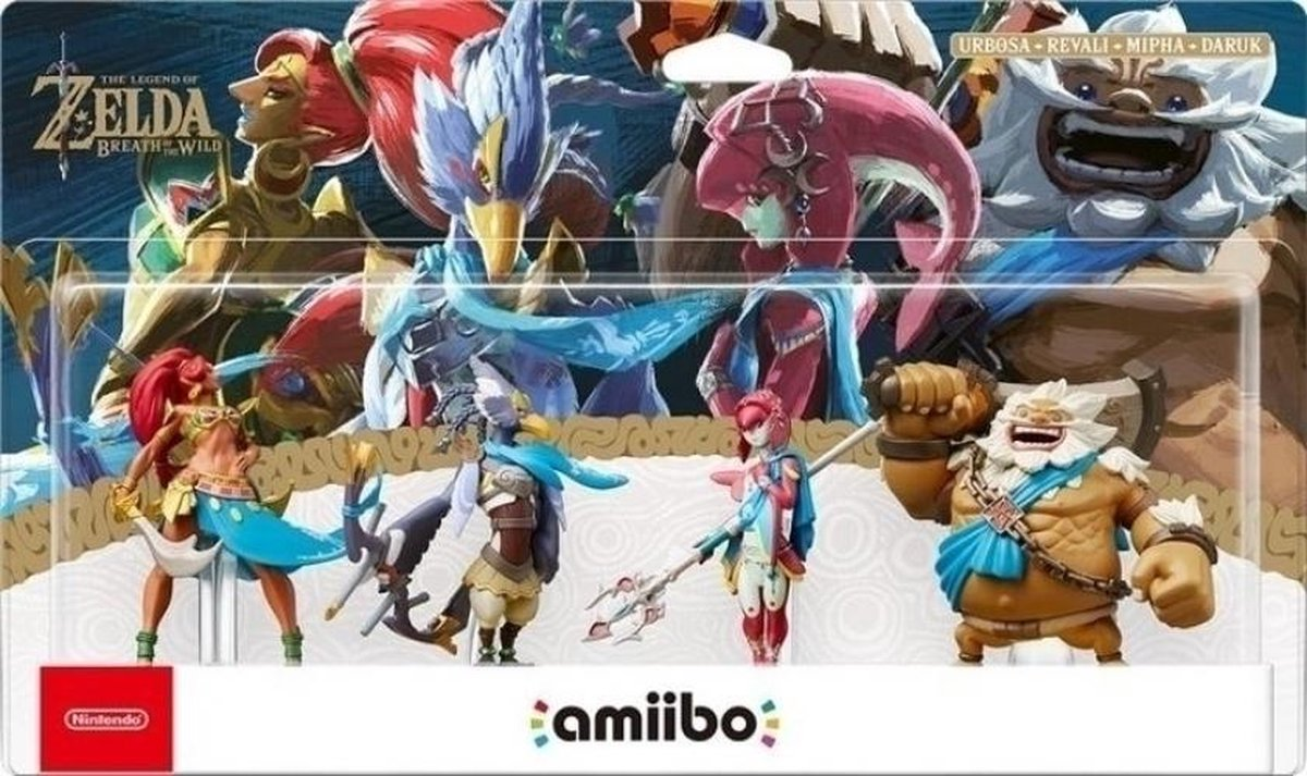 NINTENDO amiibo - The Legend of Zelda - Kampioenen 4-pack