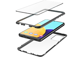 HAMA "Magnetic+Glas+Displayglas" - Schutzhülle (Passend für Modell: Samsung Galaxy A52 (5G))