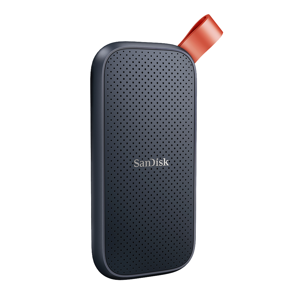 SANDISK Portable SSD PC/Mac Festplatte, 1 TB SSD, 2,5 Zoll, extern, Grau