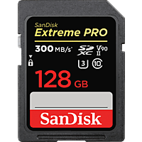 SANDISK Extreme PRO® UHS-II, SDXC Speicherkarte, 128 GB, 300 MB/s