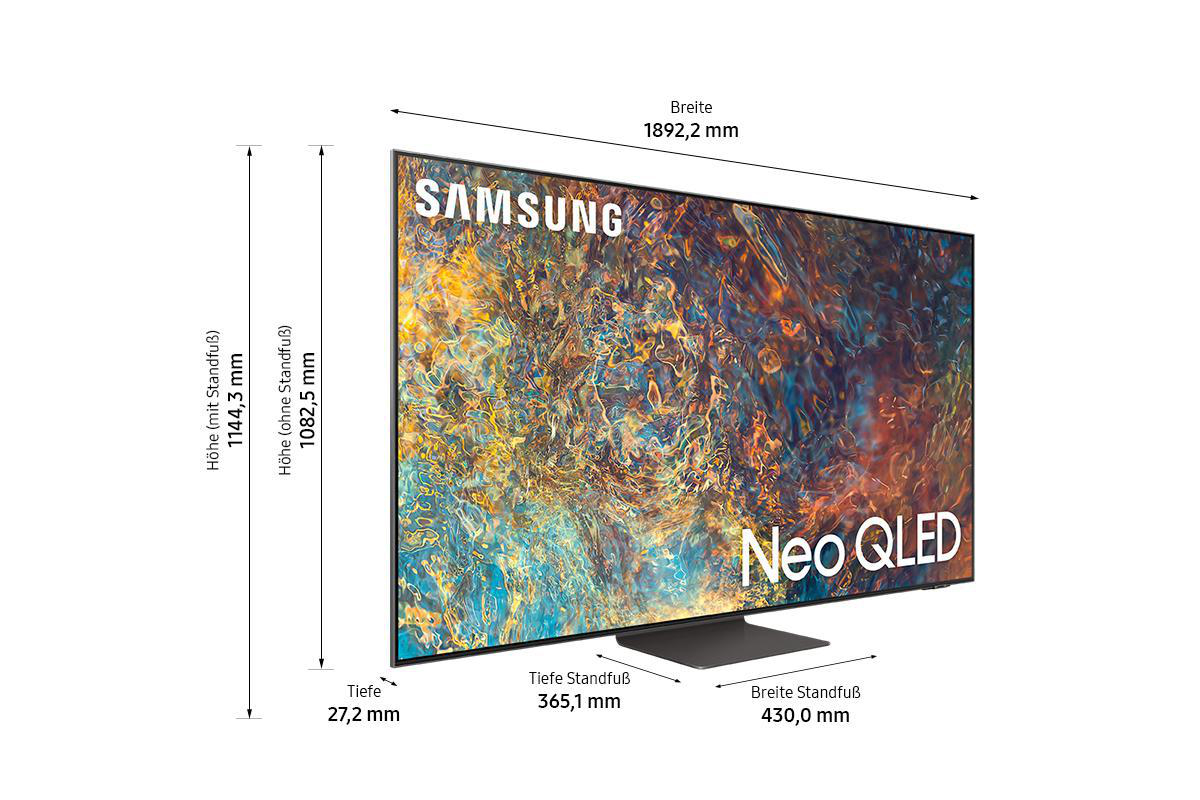 SAMSUNG GQ85QN95A QLED TV (Flat, 85 Zoll / 214 cm, UHD 4K, SMART TV, Tizen™)