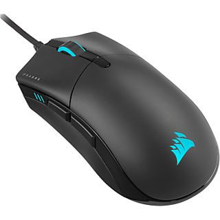 CORSAIR SABRE RGB PRO Champion Series - Souris gaming, Filaire, Optique avec diodes électroluminescentes, 18000 dpi, Noir