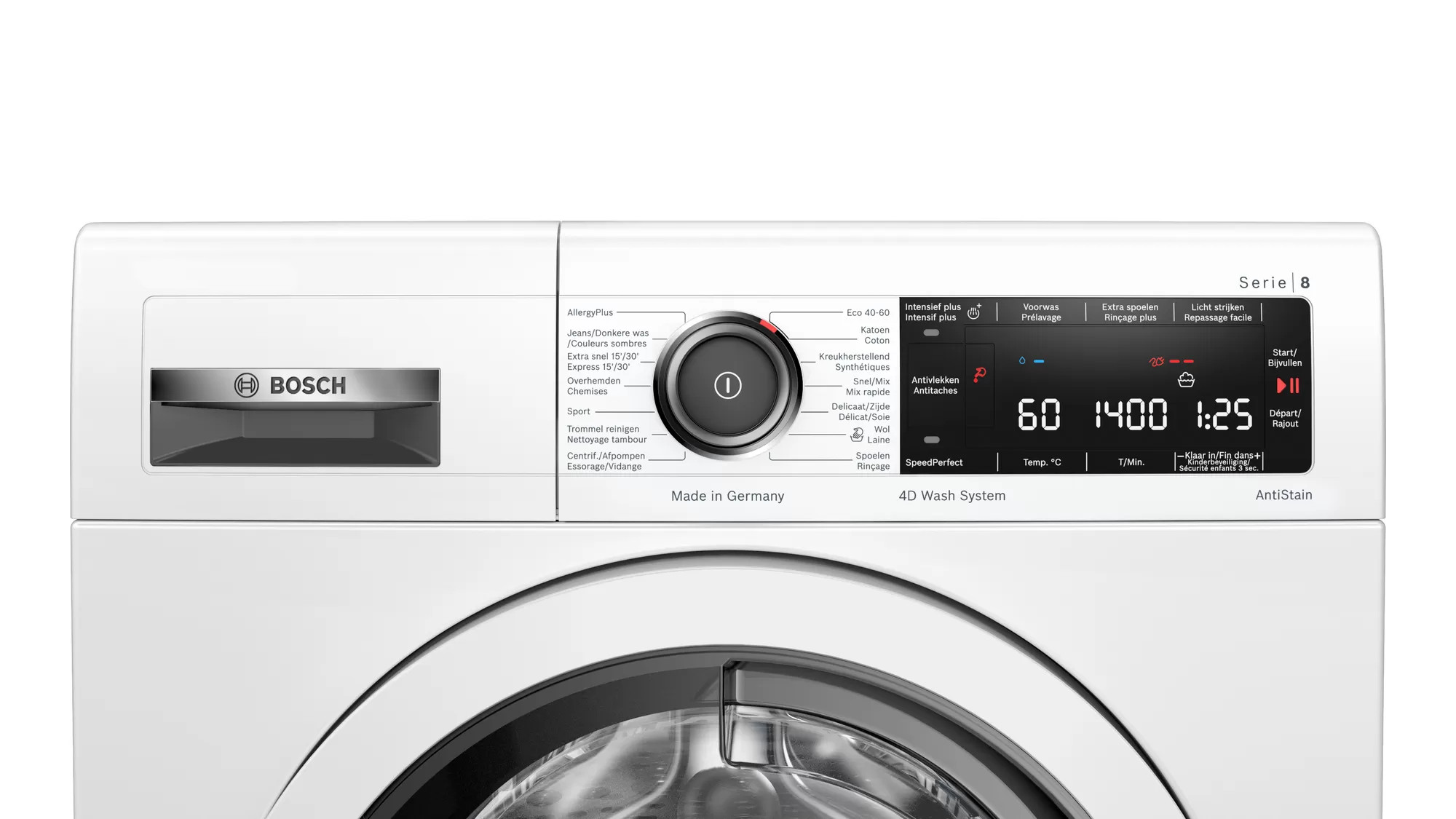 BOSCH Wasmachine voorlader Serie 8 A (WAV28M0EFG)