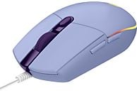 LOGITECH G203 LIGHTSYNC - Souris gaming, Filaire, Optique avec diodes électroluminescentes, 8000 dpi, Lilas