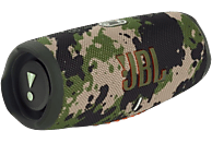 Altavoz inalámbrico - JBL Charge 5, 40 W, 20 horas, IP67, PartyBoost, USB Tipo-C, Camuflaje